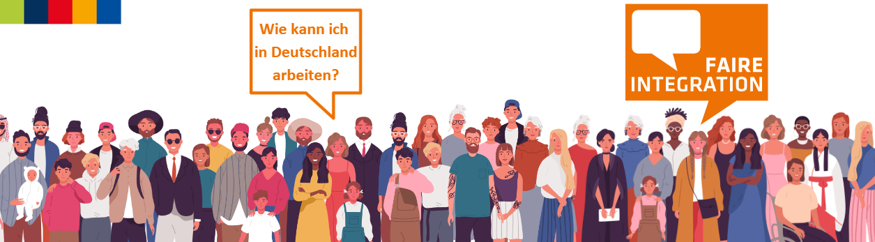 Sie möchten in Deutschland arbeiten? Faire Integration beantwortet Fragen.